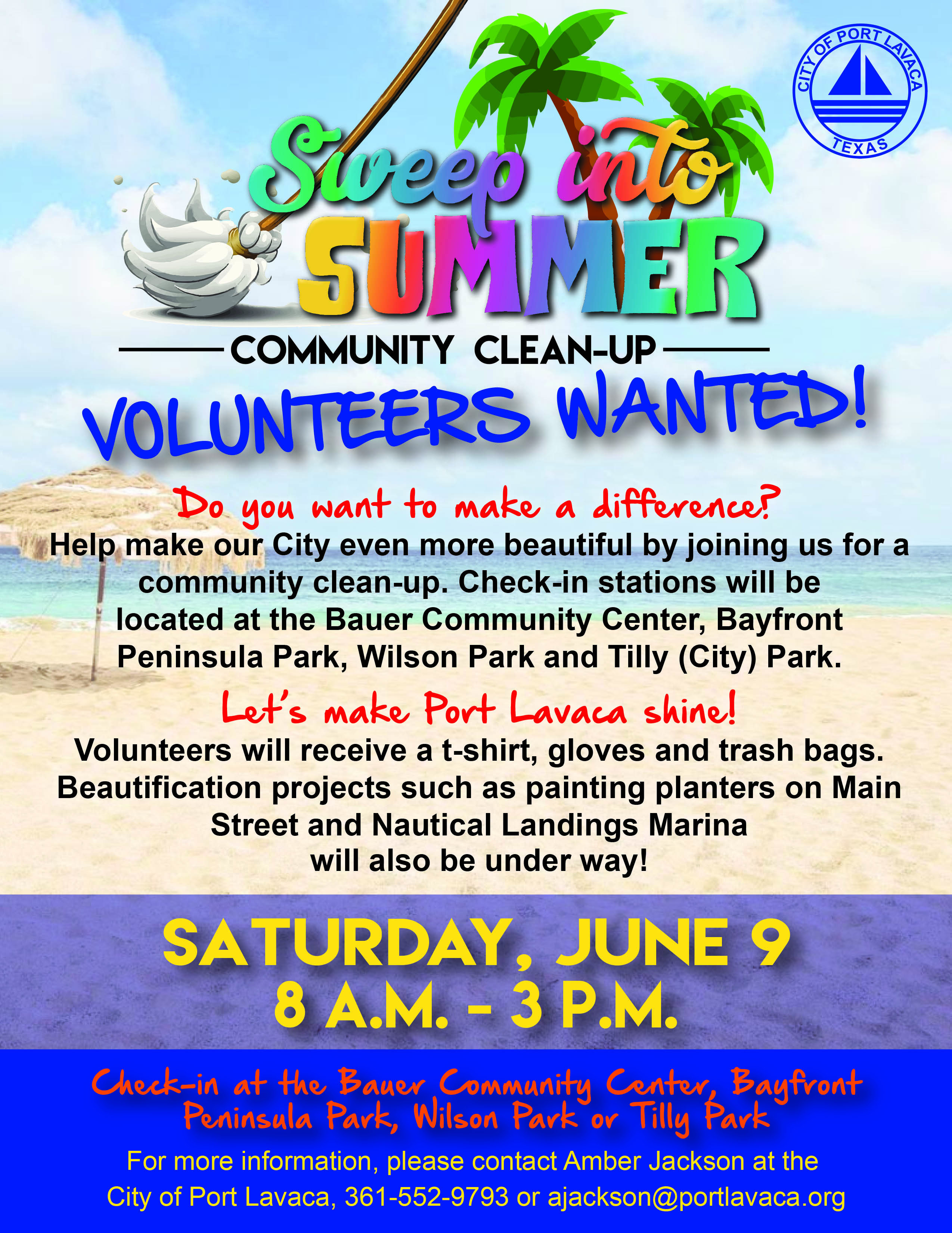 City Wide Clean Up- Volunteers wanted! – City of Port Lavaca